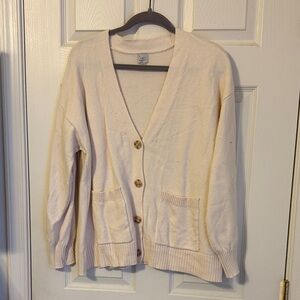 a new day Cream Women's Cardigan with Pockets